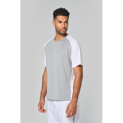 T-shirt de padel bicolore à manches raglan homme - 1