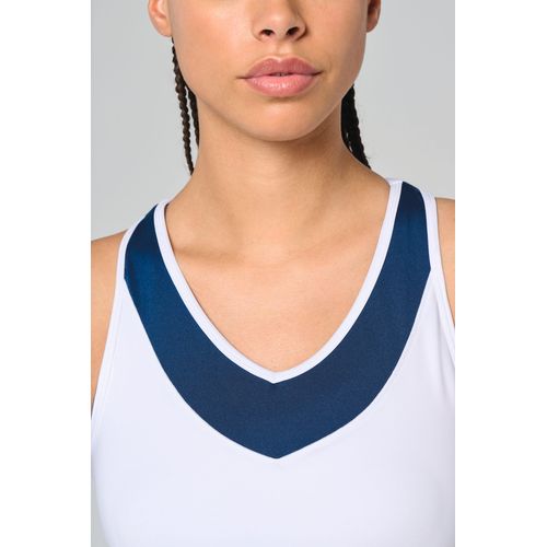 Débardeur de padel bicolore femme thumbnail 4
