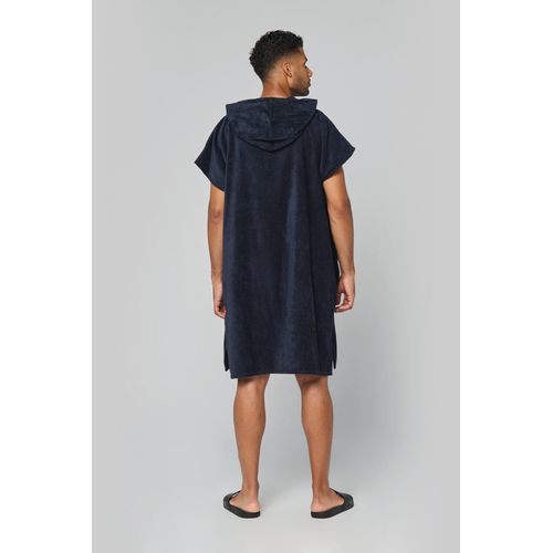 Poncho éponge à capuche unisexe - 2