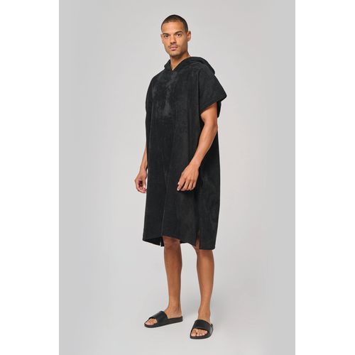 Poncho éponge à capuche unisexe - 4