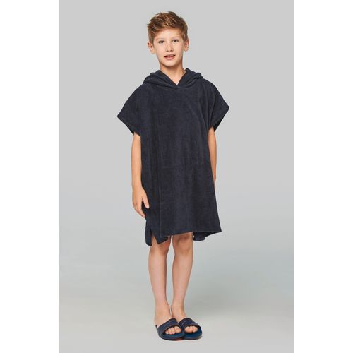 Poncho éponge à capuche enfant - 1