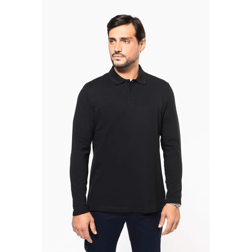 Polo Supima® manches longues homme - 1