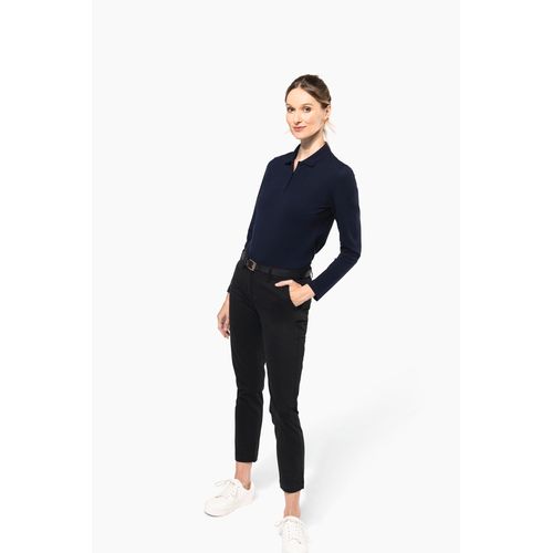 Polo Supima® manches longues femme - 6