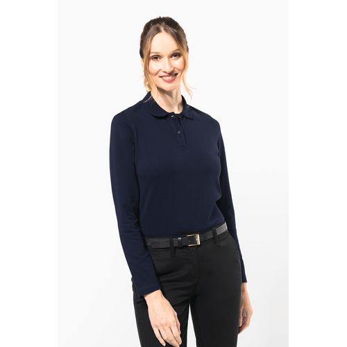 Polo Supima® manches longues femme - 3