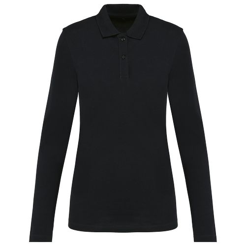 Polo Supima® manches longues femme - 15