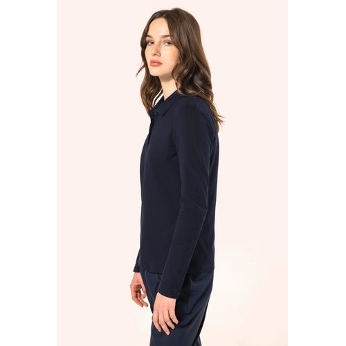 Polo Supima® manches longues femme - 4
