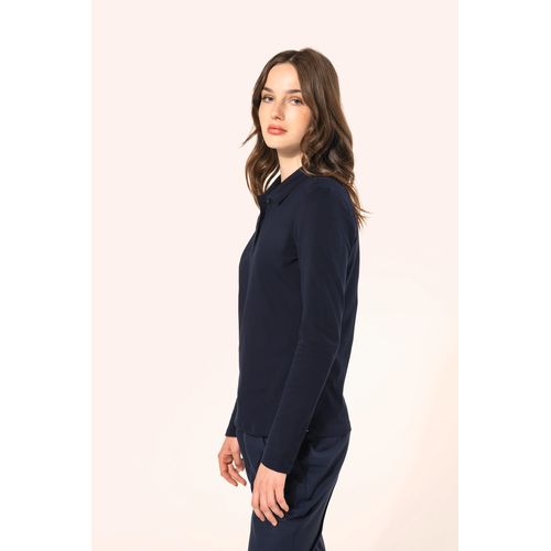 Polo Supima® manches longues femme - 7