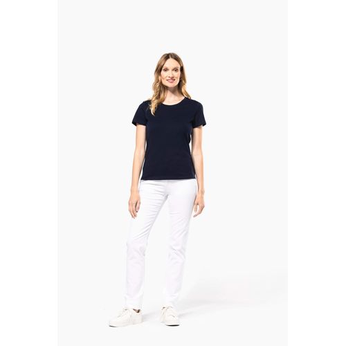 T-shirt Supima® col rond manches courtes femme - 4