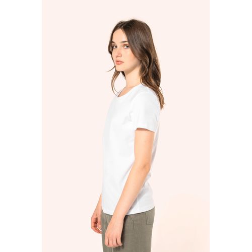 T-shirt Supima® col rond manches courtes femme - 6