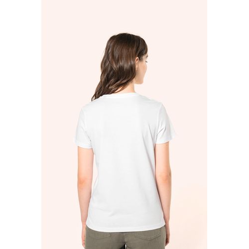 T-shirt Supima® col rond manches courtes femme - 2