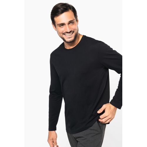T-shirt Supima® col rond manches longues homme - 3