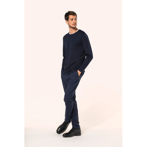 T-shirt Supima® col rond manches longues homme - 3