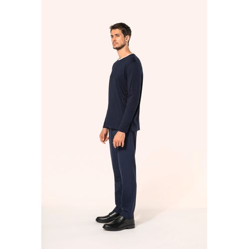 T-shirt Supima® col rond manches longues homme - 6