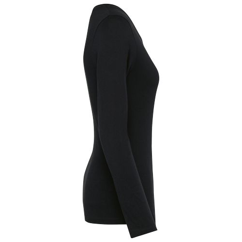 T-shirt Supima® col rond manches longues femme - 15