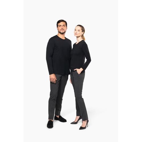 T-shirt Supima® col rond manches longues femme - 9