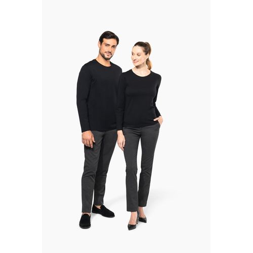 T-shirt Supima® col rond manches longues femme - 8