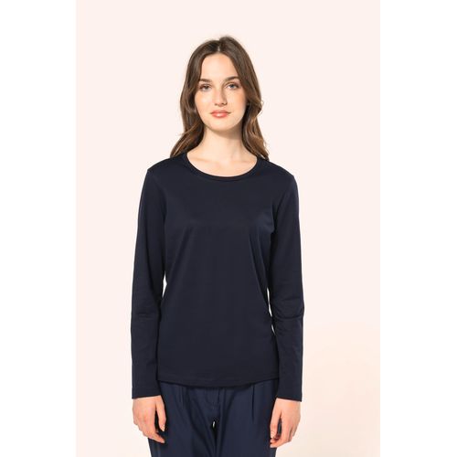 T-shirt Supima® col rond manches longues femme - 7