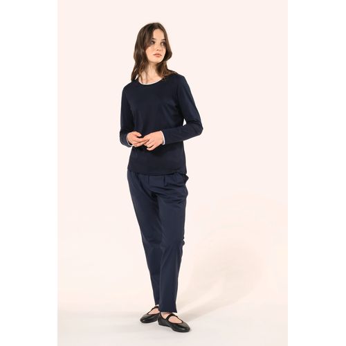 T-shirt Supima® col rond manches longues femme - 6