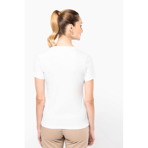 T-shirt Supima® col V manches courtes femme - 2