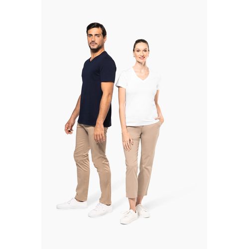 T-shirt Supima® col V manches courtes femme - 9
