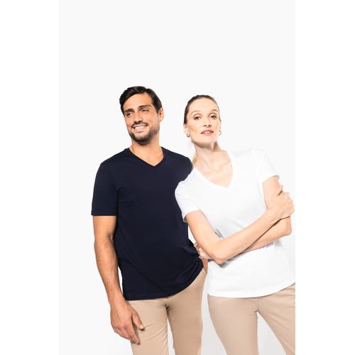 T-shirt Supima® col V manches courtes femme - 6
