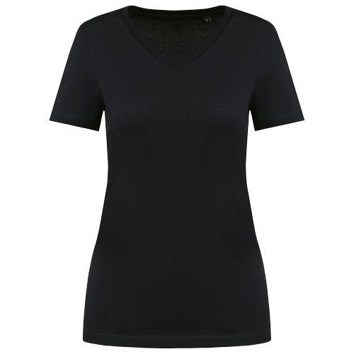 T-shirt Supima® col V manches courtes femme - 12