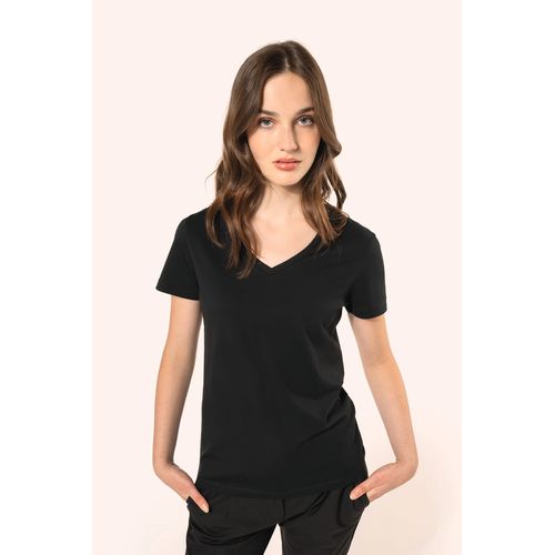 T-shirt Supima® col V manches courtes femme - 6