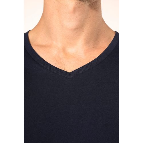 T-shirt Supima® col V manches longues homme - 4