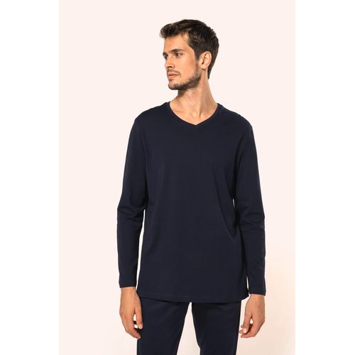 T-shirt Supima® col V manches longues homme - 5