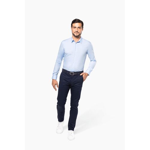 Chemise popeline manches longues homme - 4