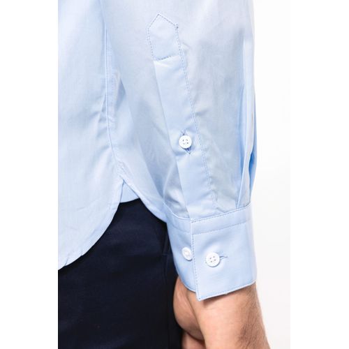 Chemise popeline manches longues homme - 7