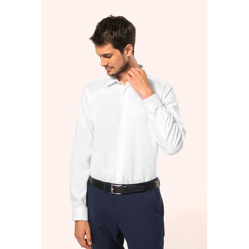 Chemise Oxford pinpoint manches longues homme - 9
