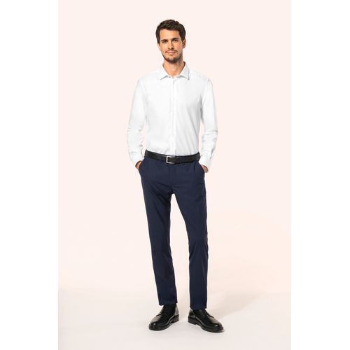 Chemise Oxford pinpoint manches longues homme - 7