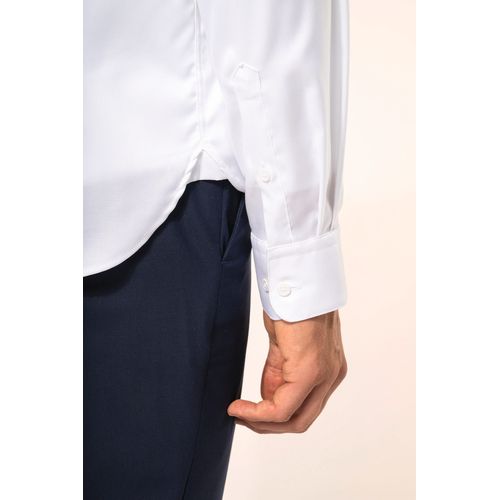 Chemise Oxford pinpoint manches longues homme - 5
