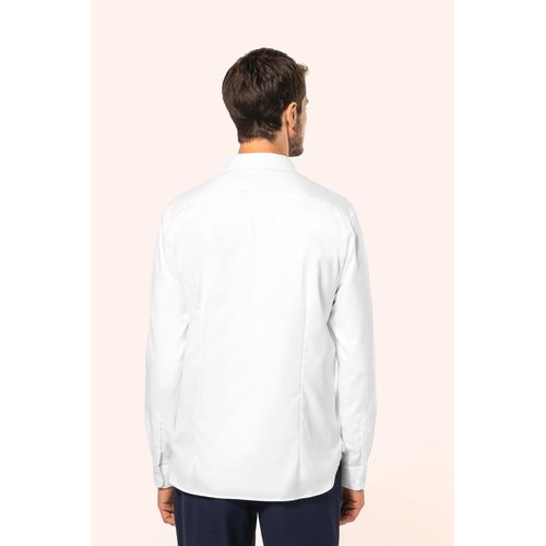 Chemise Oxford pinpoint manches longues homme - 3