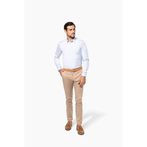 Chemise popeline manches longues homme - 4