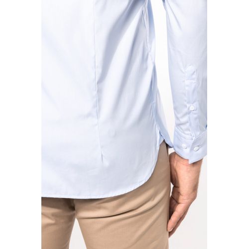 Chemise popeline manches longues homme - 8