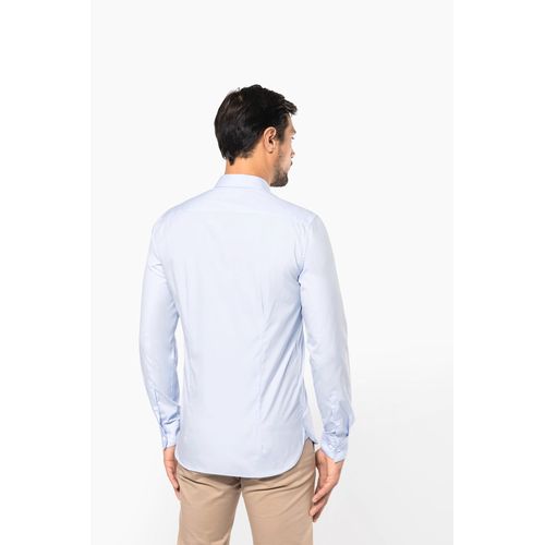 Chemise popeline manches longues homme - 2