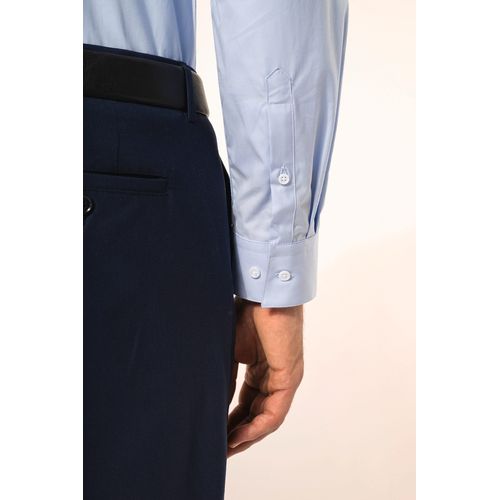 Chemise popeline manches longues homme - 6