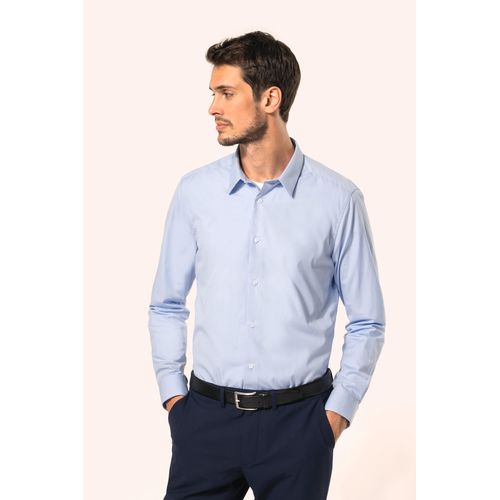 Chemise popeline manches longues homme - 1