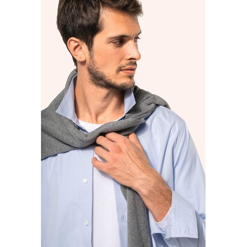 Chemise popeline manches longues homme - 7
