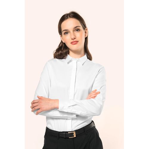 Chemise twill manches longues femme - 9