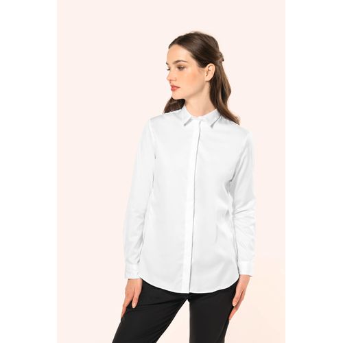 Chemise twill manches longues femme - 3