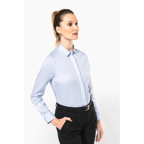 Chemise twill manches longues femme - 3