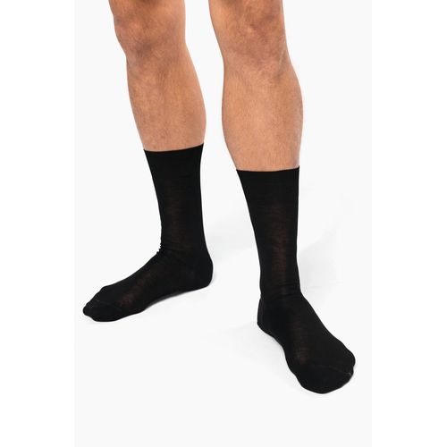 Chaussettes coton rib 4x2 fil d'Écosse homme - 2