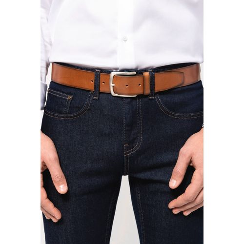 Ceinture vintage cuir homme - 4