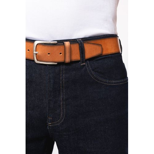 Ceinture vintage cuir homme - 5