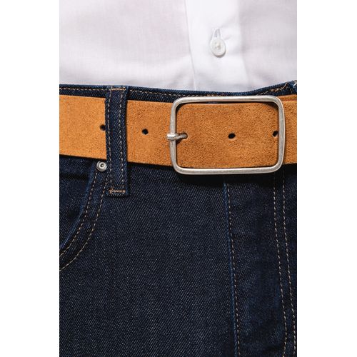 Ceinture cuir  velours homme - 5