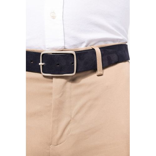 Ceinture cuir  velours homme - 2