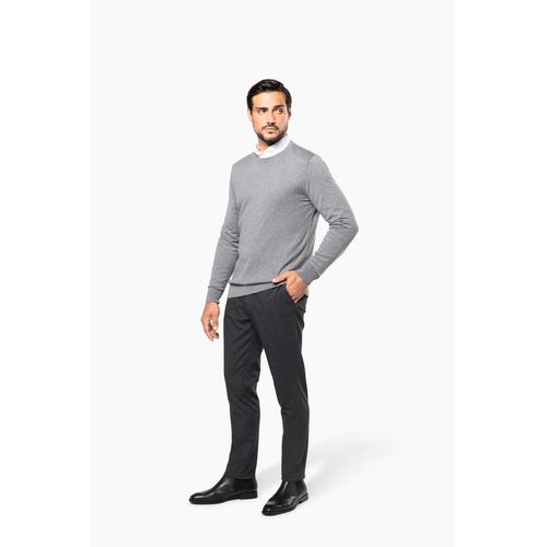 Pull Supima® col rond homme - 5